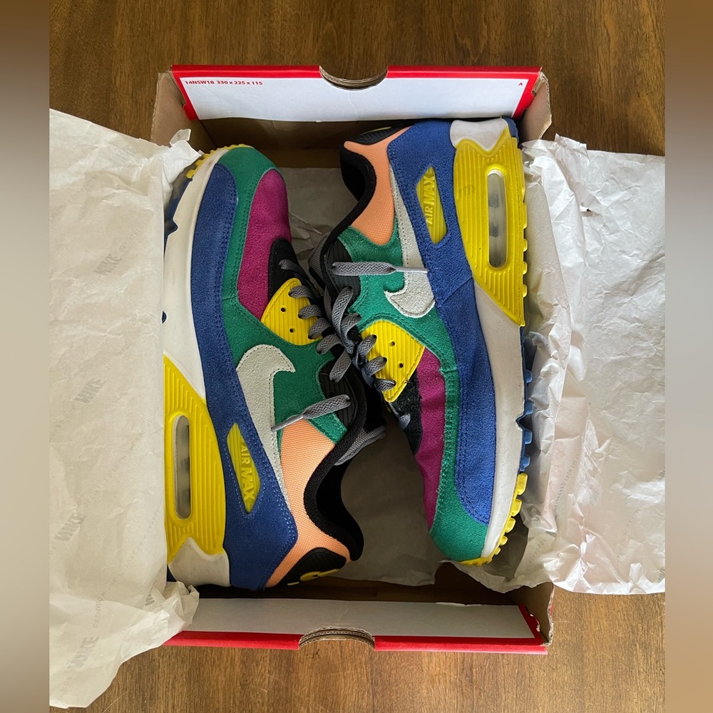 Nike Air Max 90 Viotech Men’s Sneaker Size 11 - Picture 2 of 6